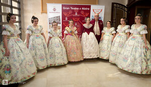Los espolines de Lidia y Valeria, Falleras Mayores de Alzira - 6