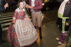 Las Falleras Mayores de Sagunto lucen dos telas de Vives y Marí en su acto de proclamación - 2